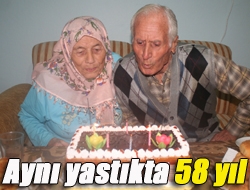 Aynı yastıkta 58 yıl