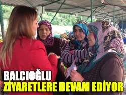 Balcıoğlu ziyaretlere devam ediyor