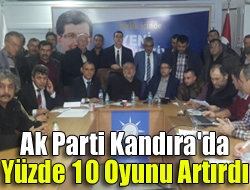 Ak Parti Kandıra'da Yüzde 10 Oyunu Artırdı