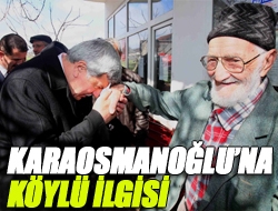 Karaosmanoğluna köylü ilgisi