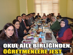 Okul Aile Birliğinden, Öğretmenlere jest