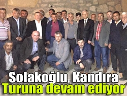 Solakoğlu, Kandıra turuna devam ediyor