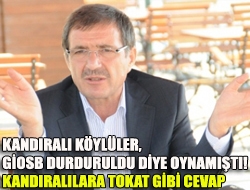 Kandıralı köylüler, GİOSB durduruldu diye oynamıştı! Kandıralılara tokat gibi cevap