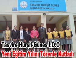 Tasvire Hurşit Güneş İ.Ö.O yeni eğitim yılını törenle kutladı