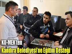 KO-MEKten Kandıra Belediyesine eğitim desteği