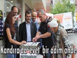 Kandıra'da 'evet' bir adım önde