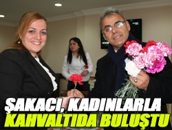 Şakacı, kadınlarla kahvaltıda buluştu