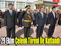 29 Ekim Çelenk Töreni İle Kutlandı