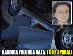 Kandıra Yolunda Kaza: 1 Ölü 3 Yaralı