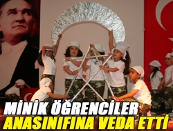 Minik öğrenciler anasınıfına veda etti