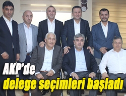 AKPde delege seçimleri başladı