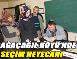 Ağaçağıl Köyünde seçim heyecanı