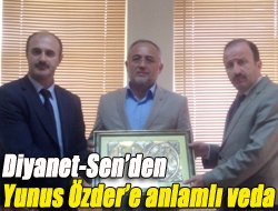 Diyanet-Senden Yunus Özdere anlamlı veda