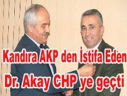Kandıra AKP' den İstifa Eden Dr. Akay CHP'ye geçti