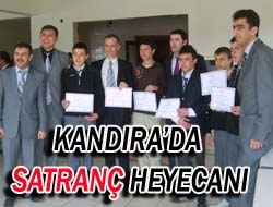 Kandıra'da satranç heyecanı