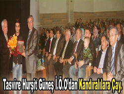 Tasvire Hurşit Güneş İ.Ö.Odan Kandıralılara çay.