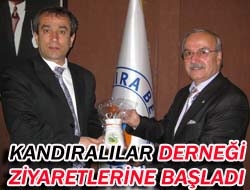 Kandıralılar Derneği ziyaretlerine başladı