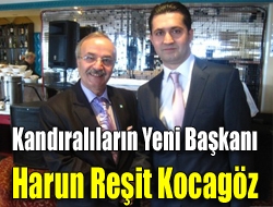 Kandıralıların yeni başkanı Harun Reşit Kocagöz