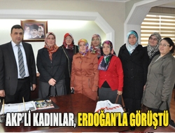 AKPli kadınlar, Erdoğanla görüştü
