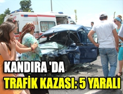 Kandıra 'da Trafik Kazası: 5 Yaralı