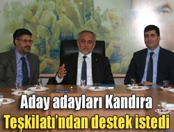 Aday adayları Kandıra Teşkilatından destek istedi