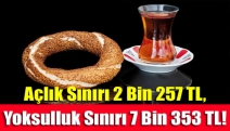 Açlık sınırı 2 bin 257 TL, yoksulluk sınırı 7 bin 353 TL!