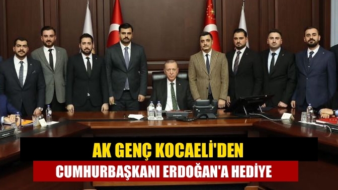 AK Genç Kocaeli'den Cumhurbaşkanı Erdoğan'a Hediye