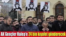 AK Gençler Halep’e 24 bin kıyafet gönderecek