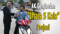 Ak Gençlerden “İftara 5 Kala” Projesi