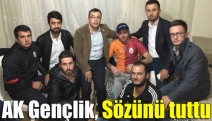 AK Gençlik, sözünü tuttu