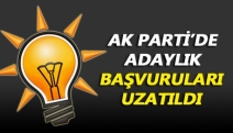 AK Parti’de başvuru tarihi uzatıldı!