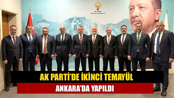 AK Parti’de ikinci temayül Ankara’da yapıldı
