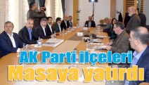 AK Parti ilçeleri masaya yatırdı