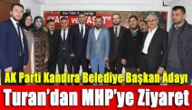 AK Parti Kandıra Belediye Başkan Adayı Turan’dan MHP’ye ziyaret