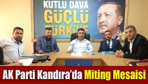 AK Parti Kandıra’da miting mesaisi