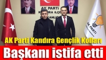 AK Parti Kandıra Gençlik Kolları Başkanı istifa etti