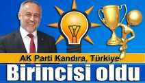 AK Parti Kandıra, Türkiye birincisi oldu