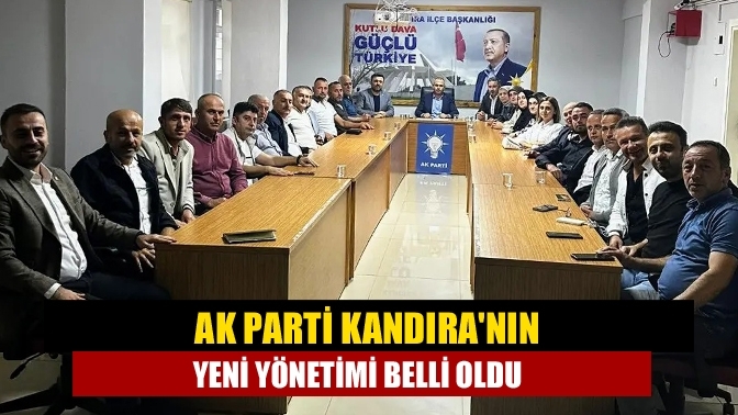 AK Parti Kandıra'nın yeni yönetimi belli oldu