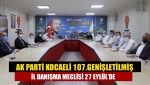 AK Parti Kocaeli 107.Genişletilmiş İl Danışma Meclisi 27 Eylül’de