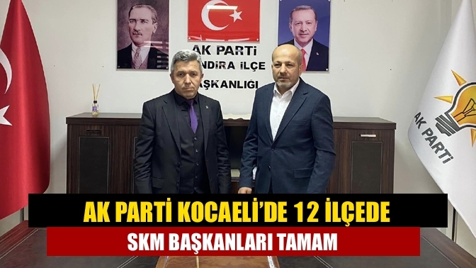 AK Parti Kocaeli’de 12 ilçede SKM başkanları tamam