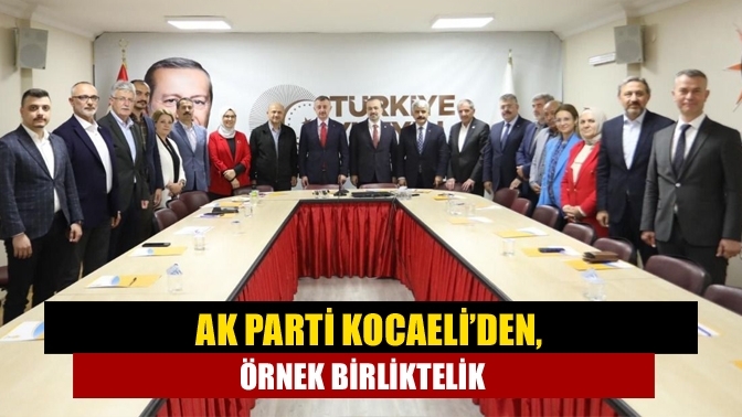AK Parti Kocaeli’den, örnek birliktelik