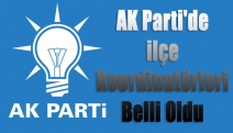 AK Parti'de ilçe koordinatörleri belli oldu