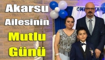 Akarsu ailesinin mutlu günü