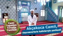 Akçakoca Camii, hayırseverlerin katkılarıyla yenilendi