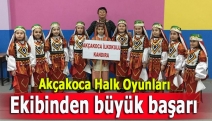 Akçakoca Halk Oyunları ekibinden büyük başarı