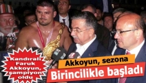 Akkoyun, sezona birincilikle başladı