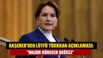 Akşener'den Lütfü Türkkan açıklaması: "Mazur görecek değiliz"