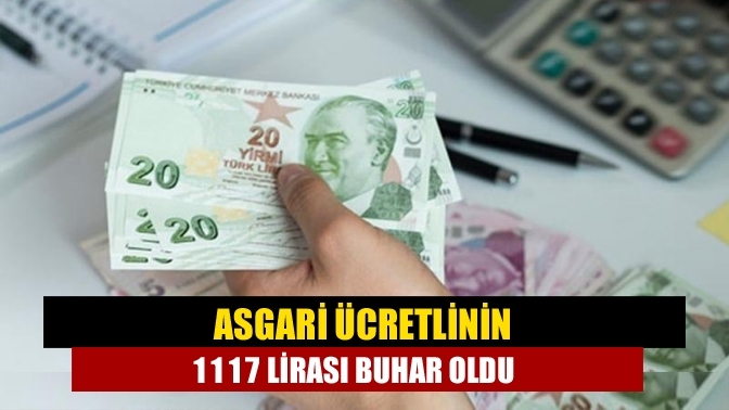 Asgari ücretlinin 1117 lirası buhar oldu