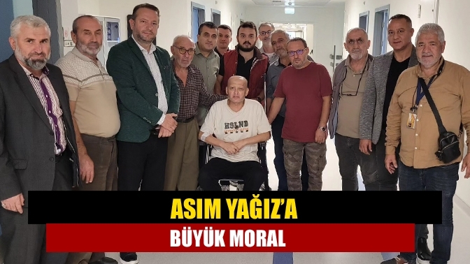 Asım Yağız’a büyük moral