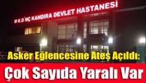 Asker eğlencesine ateş açıldı: Çok sayıda yaralı var